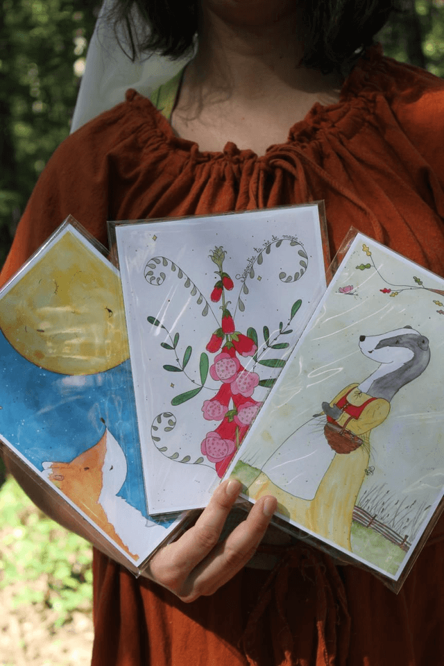 « Féerique digitale » reproduction A5
