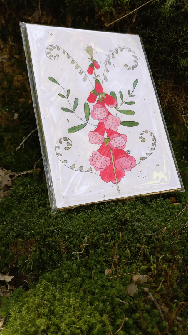 « Féerique digitale » reproduction A5