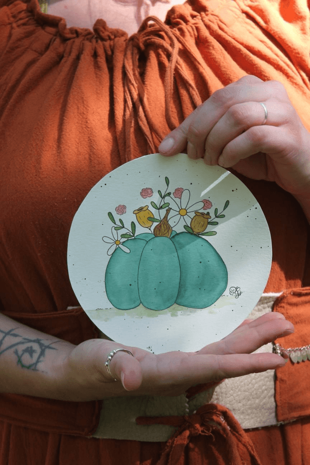 « Courge brodée »