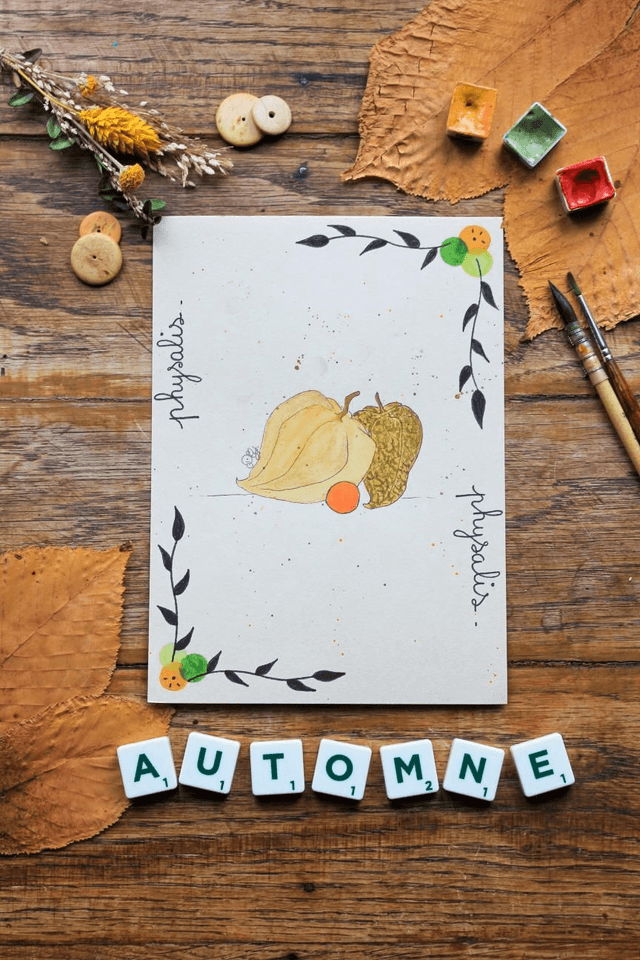 Carte Légume &quot;Physalis&quot;